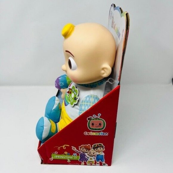 Cocomelon Springtime JJ Plush Doll Exclusive Sings Easter Mask 2022 - Picture 6 of 7
